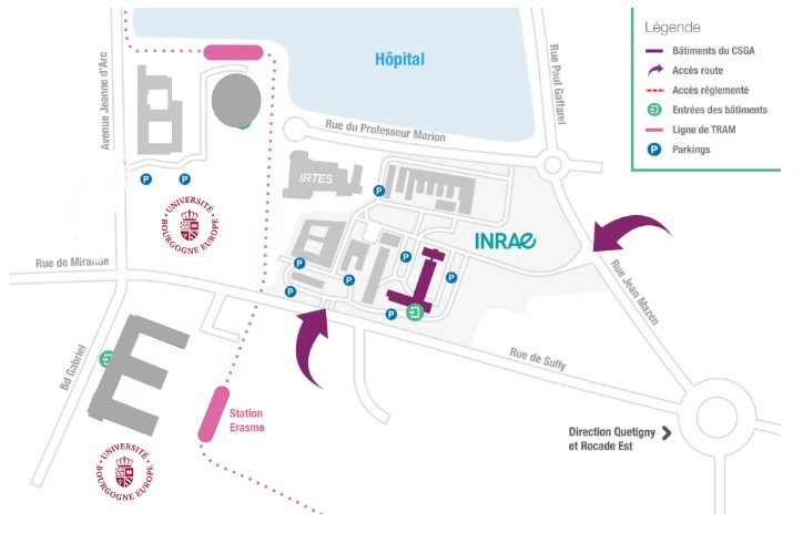 plan accès chouette labo